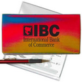 3D Lenticular Checkbook Cover - Red/Yellow/Blue (Stock)